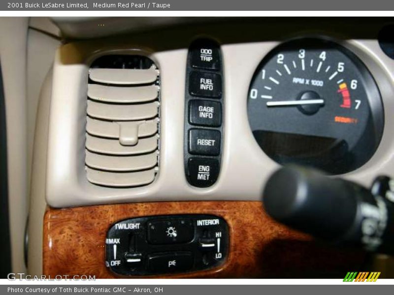 Controls of 2001 LeSabre Limited