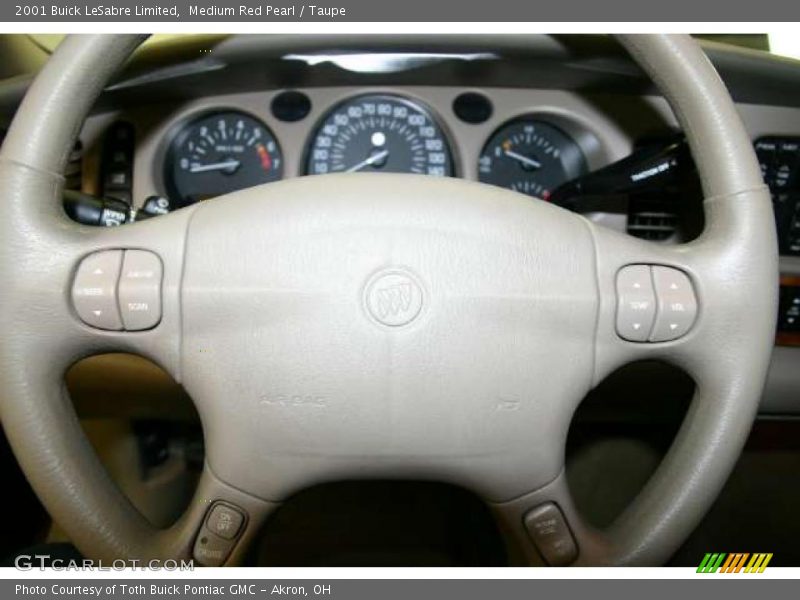 Medium Red Pearl / Taupe 2001 Buick LeSabre Limited