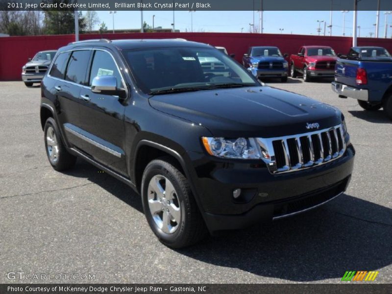 Brilliant Black Crystal Pearl / Black 2011 Jeep Grand Cherokee Limited