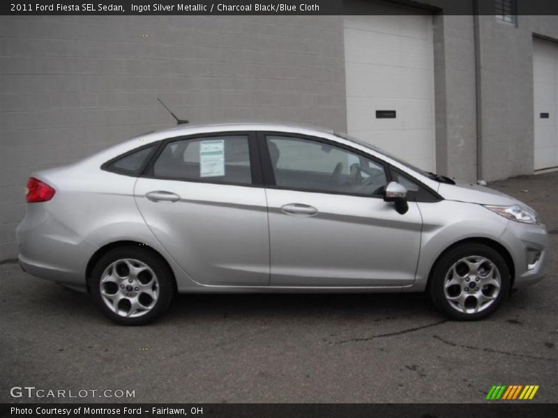  2011 Fiesta SEL Sedan Ingot Silver Metallic