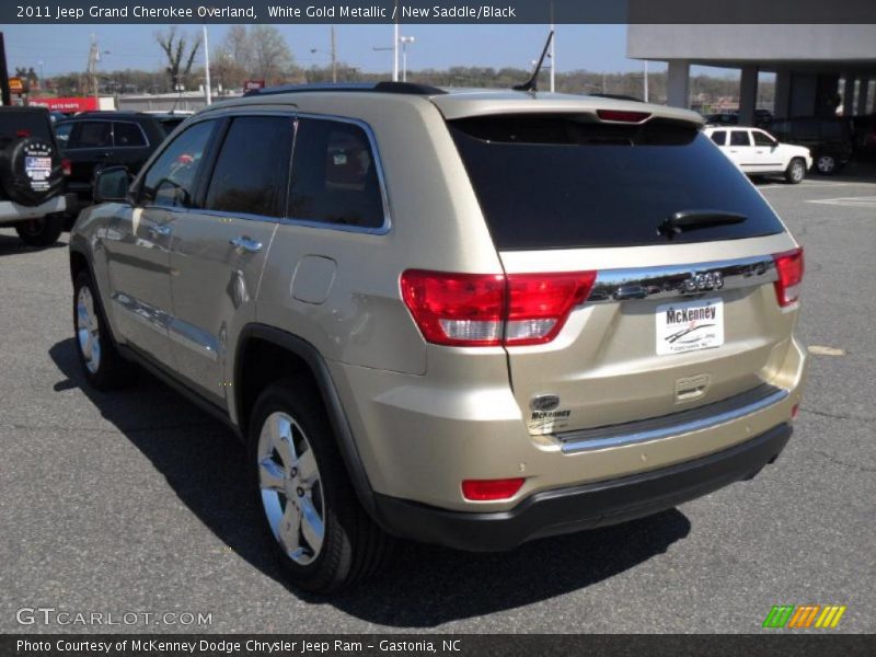 White Gold Metallic / New Saddle/Black 2011 Jeep Grand Cherokee Overland