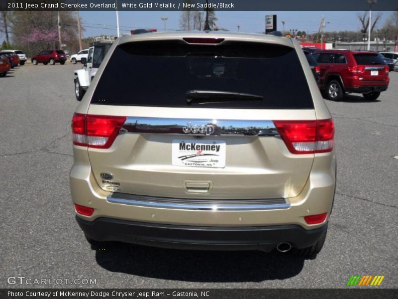 White Gold Metallic / New Saddle/Black 2011 Jeep Grand Cherokee Overland