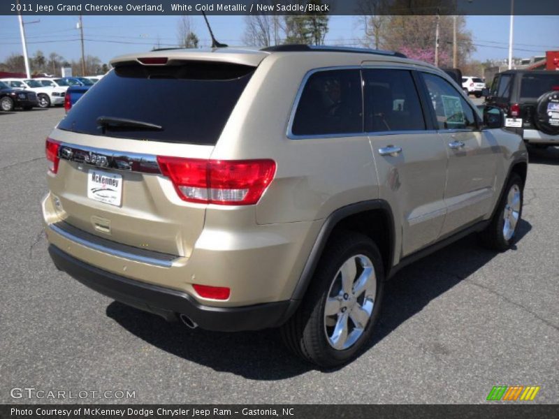 White Gold Metallic / New Saddle/Black 2011 Jeep Grand Cherokee Overland