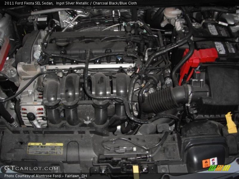  2011 Fiesta SEL Sedan Engine - 1.6 Liter DOHC 16-Valve Ti-VCT Duratec 4 Cylinder