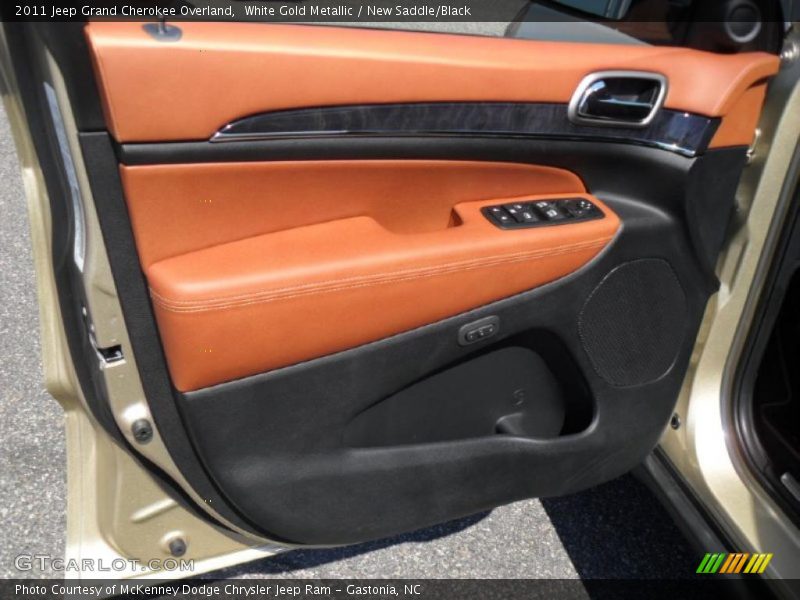 White Gold Metallic / New Saddle/Black 2011 Jeep Grand Cherokee Overland