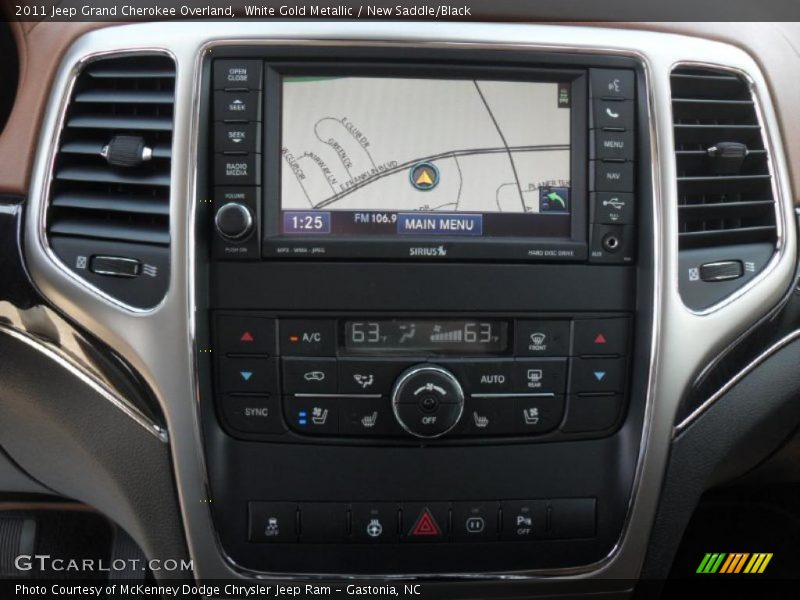White Gold Metallic / New Saddle/Black 2011 Jeep Grand Cherokee Overland