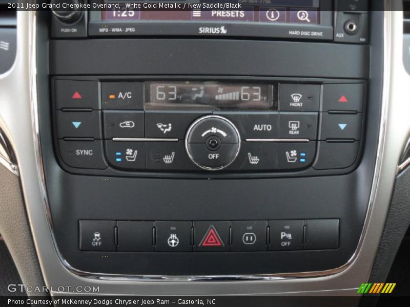 White Gold Metallic / New Saddle/Black 2011 Jeep Grand Cherokee Overland