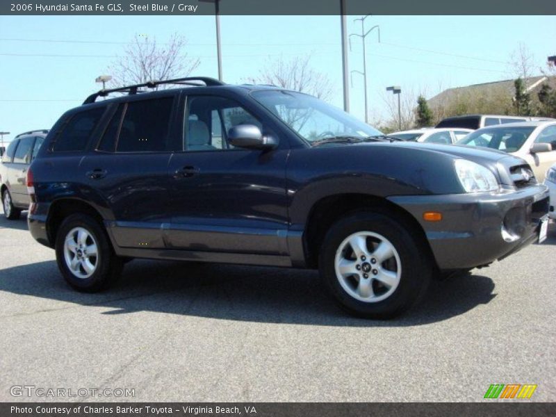 Steel Blue / Gray 2006 Hyundai Santa Fe GLS