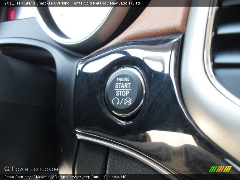 White Gold Metallic / New Saddle/Black 2011 Jeep Grand Cherokee Overland