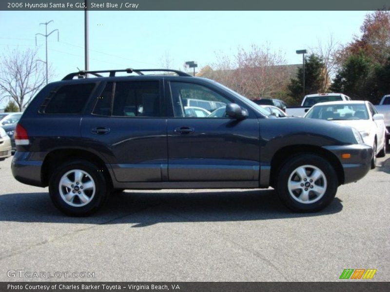 Steel Blue / Gray 2006 Hyundai Santa Fe GLS