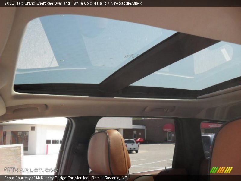 White Gold Metallic / New Saddle/Black 2011 Jeep Grand Cherokee Overland