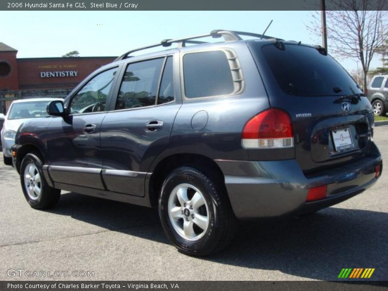 Steel Blue / Gray 2006 Hyundai Santa Fe GLS