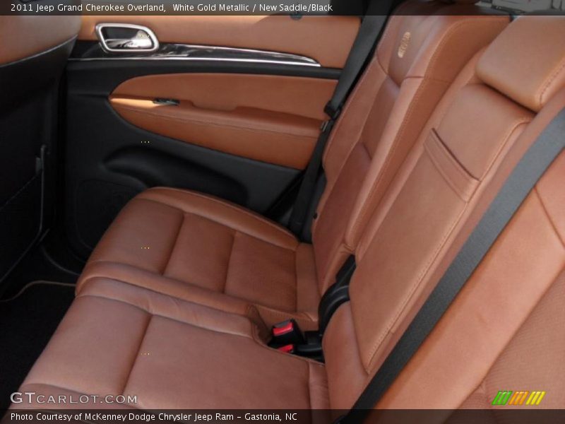 White Gold Metallic / New Saddle/Black 2011 Jeep Grand Cherokee Overland