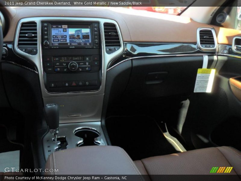 White Gold Metallic / New Saddle/Black 2011 Jeep Grand Cherokee Overland