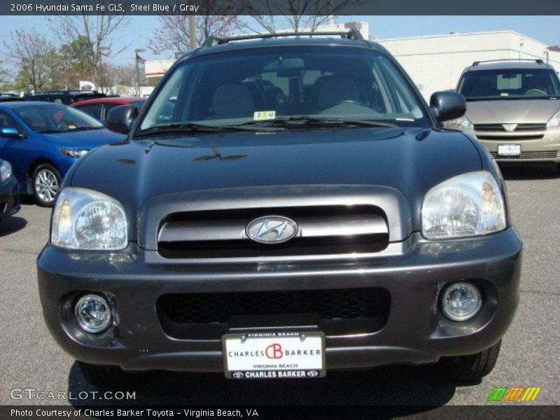 Steel Blue / Gray 2006 Hyundai Santa Fe GLS