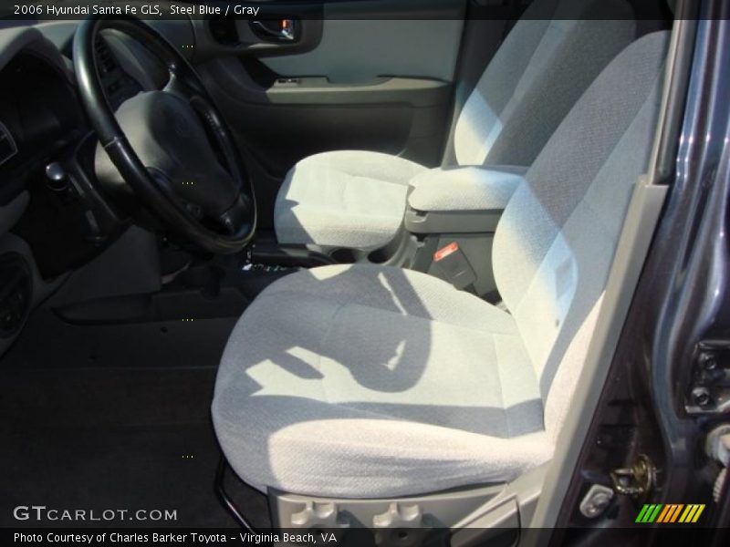 Steel Blue / Gray 2006 Hyundai Santa Fe GLS
