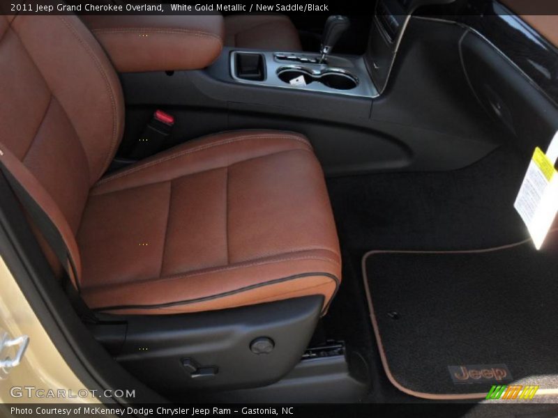 White Gold Metallic / New Saddle/Black 2011 Jeep Grand Cherokee Overland