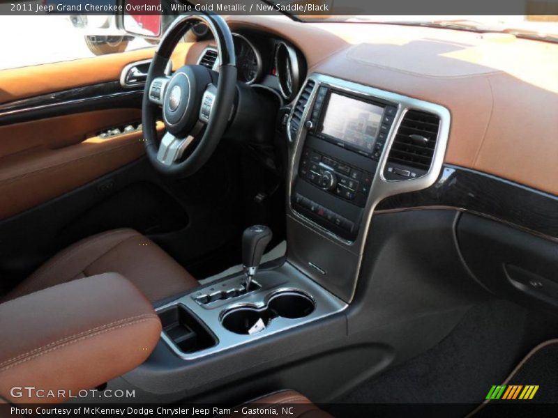 White Gold Metallic / New Saddle/Black 2011 Jeep Grand Cherokee Overland