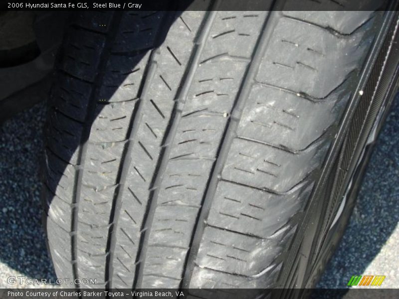 Steel Blue / Gray 2006 Hyundai Santa Fe GLS