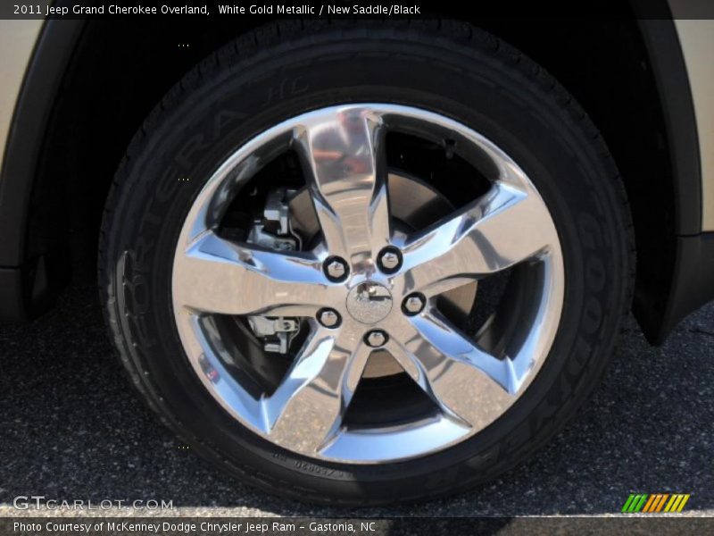 White Gold Metallic / New Saddle/Black 2011 Jeep Grand Cherokee Overland