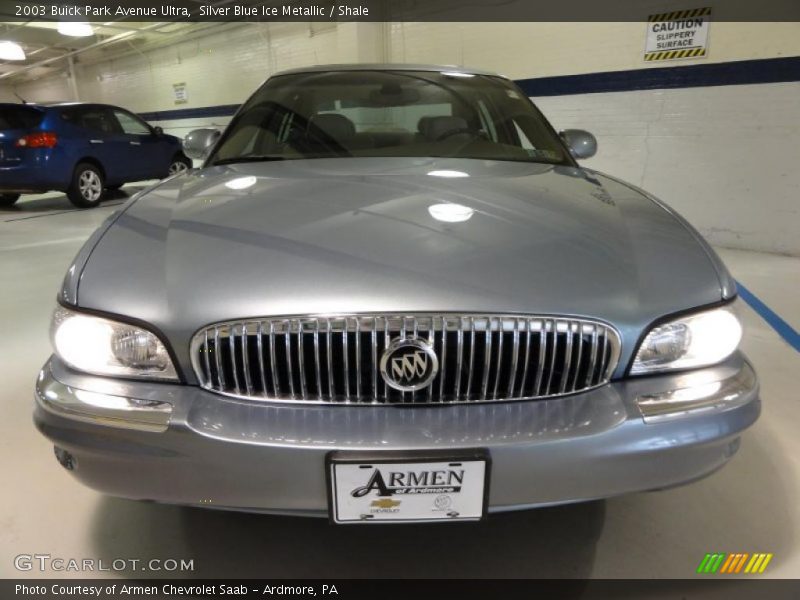 Silver Blue Ice Metallic / Shale 2003 Buick Park Avenue Ultra