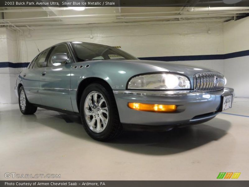 Silver Blue Ice Metallic / Shale 2003 Buick Park Avenue Ultra
