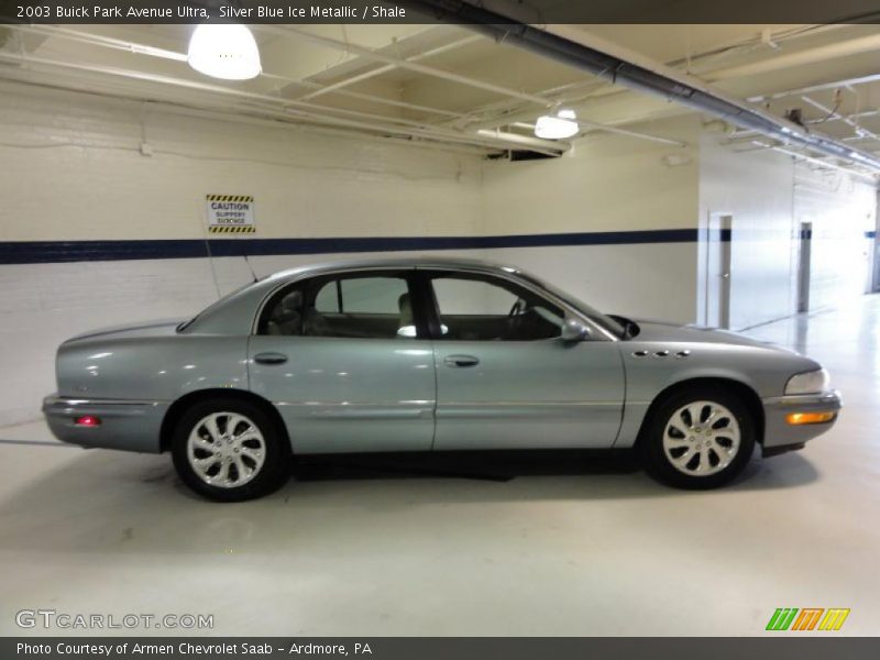 Silver Blue Ice Metallic / Shale 2003 Buick Park Avenue Ultra