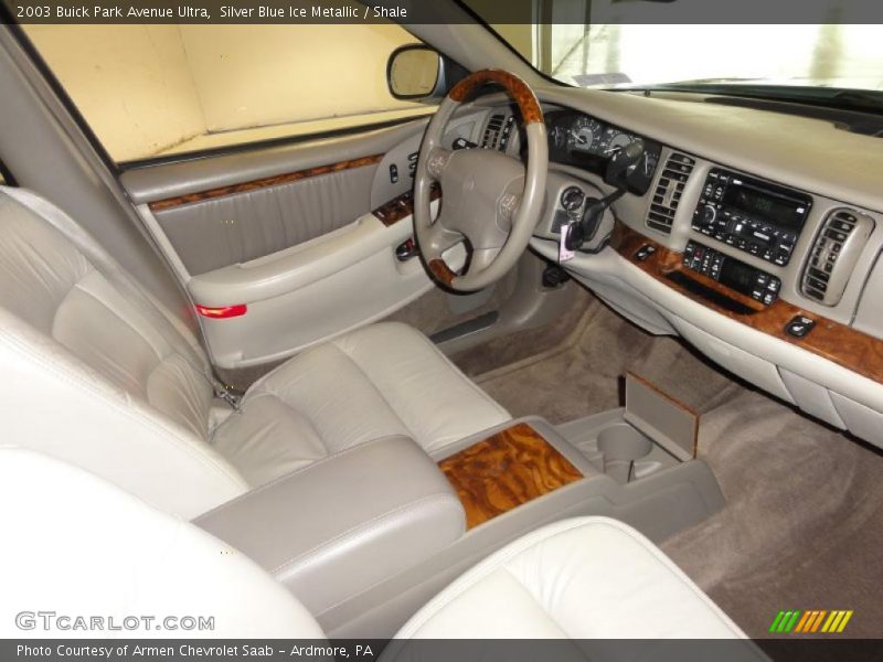 Silver Blue Ice Metallic / Shale 2003 Buick Park Avenue Ultra