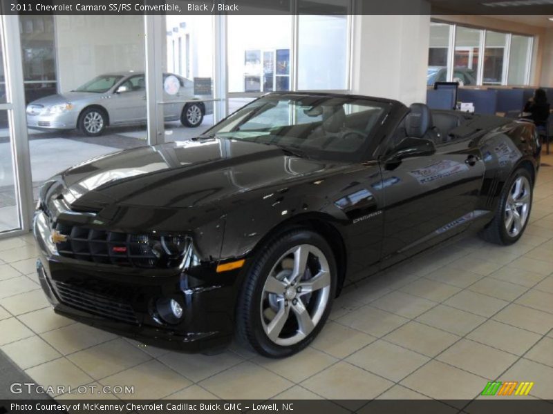 Black / Black 2011 Chevrolet Camaro SS/RS Convertible