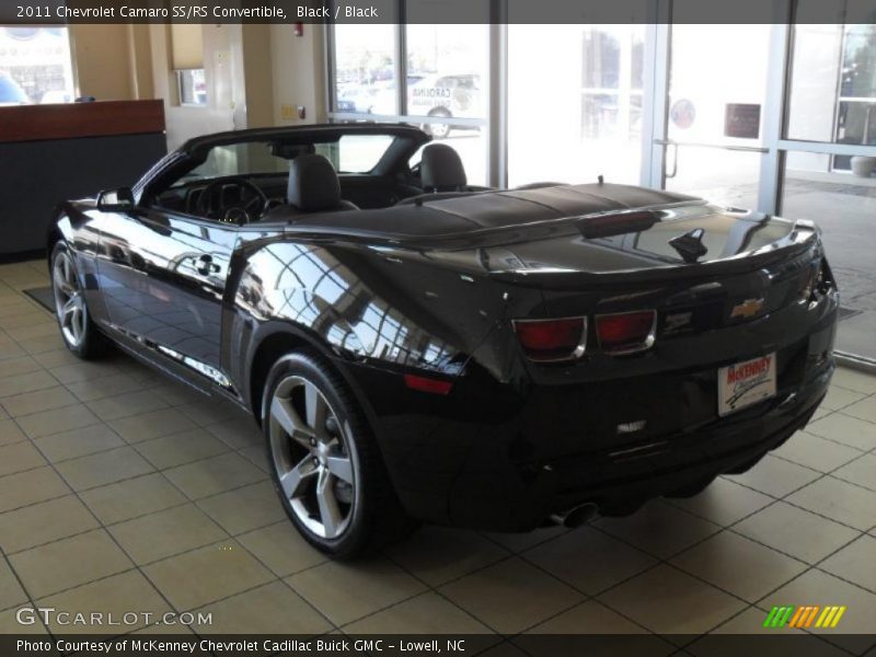Black / Black 2011 Chevrolet Camaro SS/RS Convertible