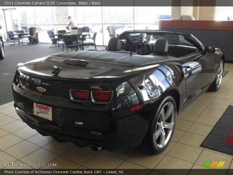 Black / Black 2011 Chevrolet Camaro SS/RS Convertible