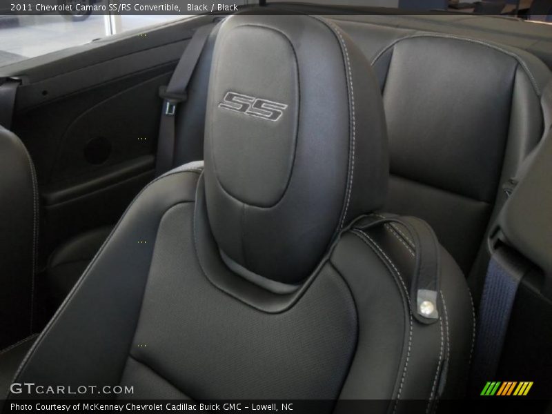 Black / Black 2011 Chevrolet Camaro SS/RS Convertible