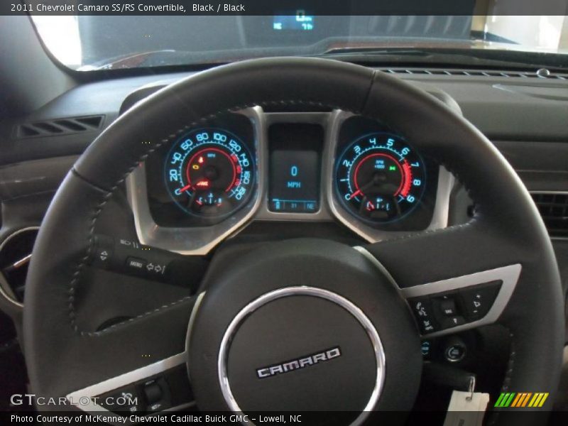 Black / Black 2011 Chevrolet Camaro SS/RS Convertible