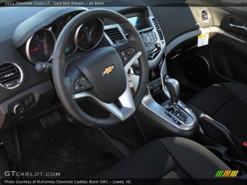 Gold Mist Metallic / Jet Black 2011 Chevrolet Cruze LT