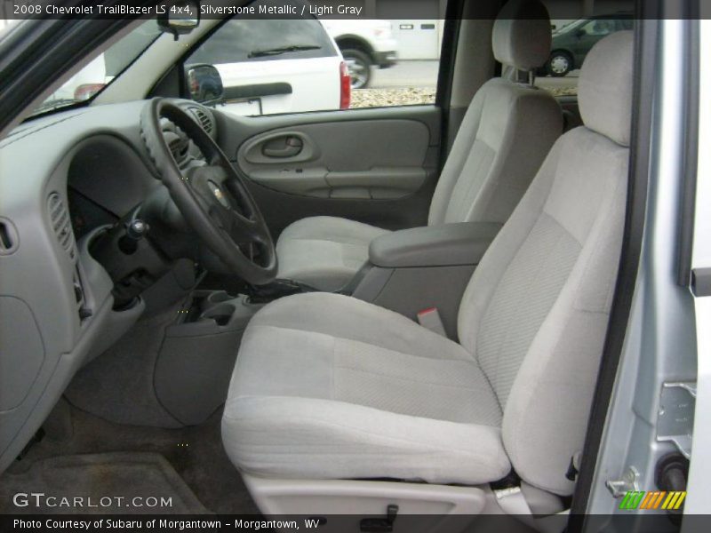 Silverstone Metallic / Light Gray 2008 Chevrolet TrailBlazer LS 4x4
