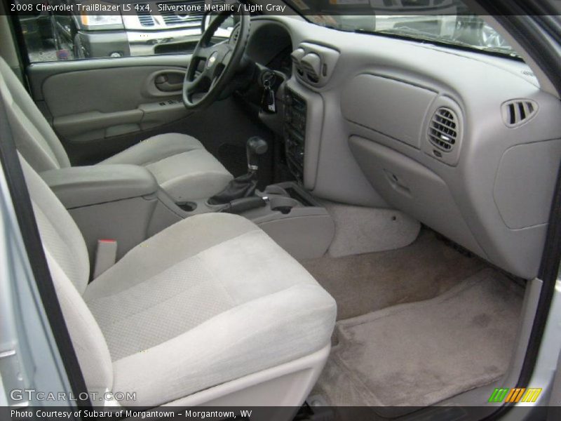 Silverstone Metallic / Light Gray 2008 Chevrolet TrailBlazer LS 4x4