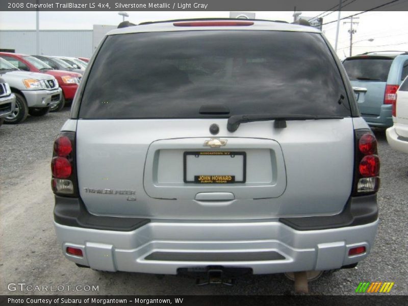 Silverstone Metallic / Light Gray 2008 Chevrolet TrailBlazer LS 4x4