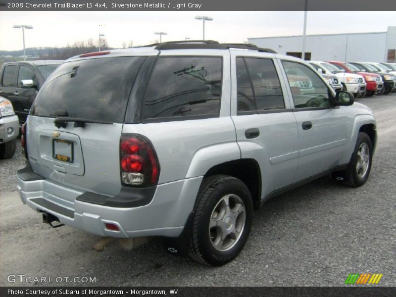 Silverstone Metallic / Light Gray 2008 Chevrolet TrailBlazer LS 4x4