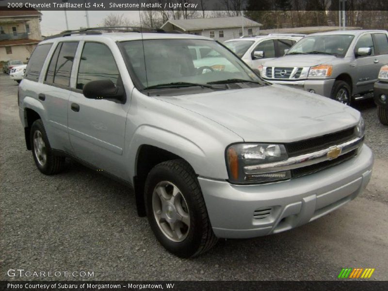 Silverstone Metallic / Light Gray 2008 Chevrolet TrailBlazer LS 4x4