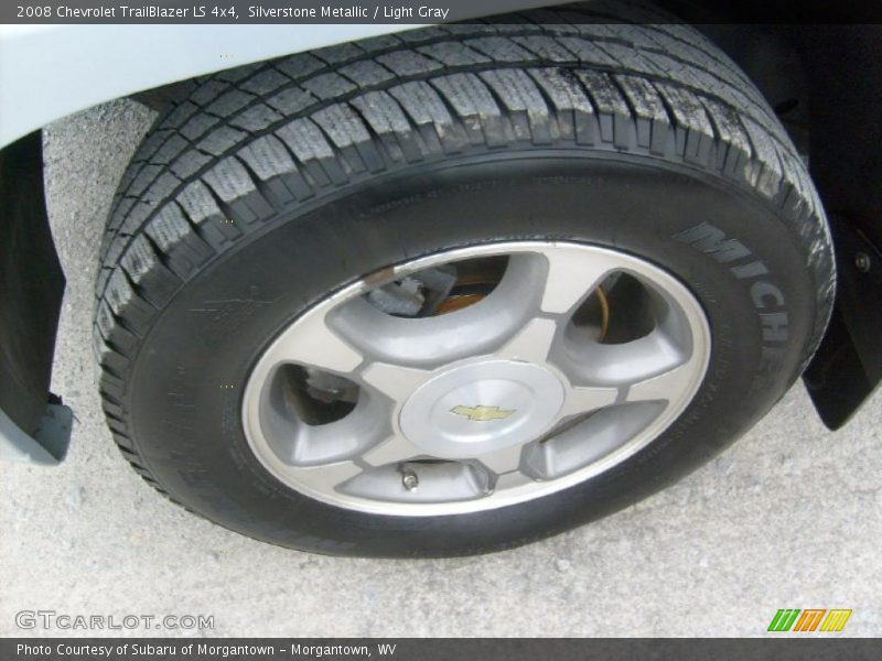 Silverstone Metallic / Light Gray 2008 Chevrolet TrailBlazer LS 4x4