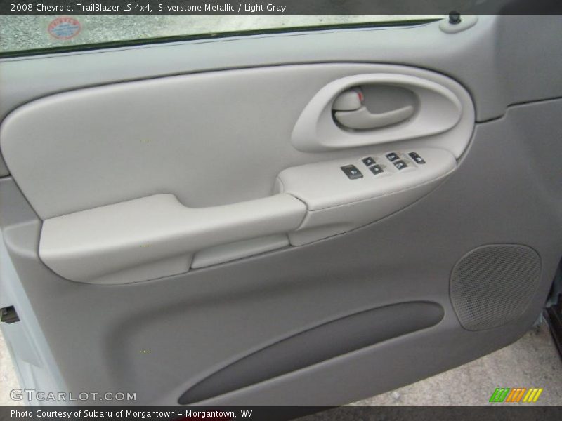 Silverstone Metallic / Light Gray 2008 Chevrolet TrailBlazer LS 4x4