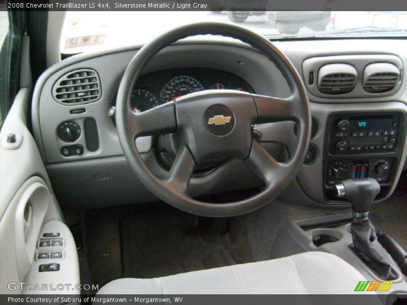 Silverstone Metallic / Light Gray 2008 Chevrolet TrailBlazer LS 4x4