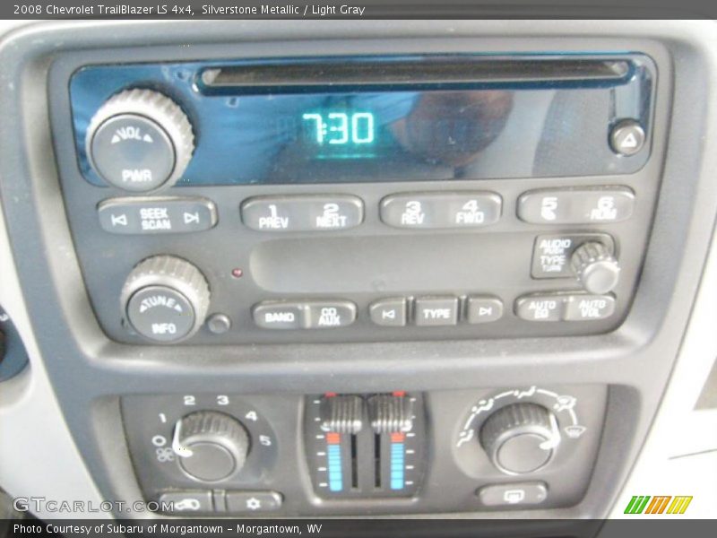 Silverstone Metallic / Light Gray 2008 Chevrolet TrailBlazer LS 4x4