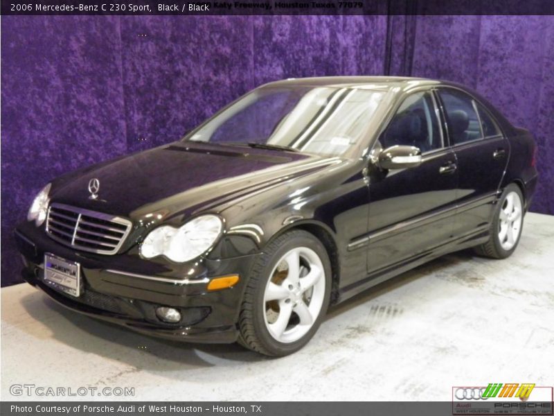 Black / Black 2006 Mercedes-Benz C 230 Sport
