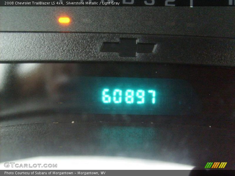 Silverstone Metallic / Light Gray 2008 Chevrolet TrailBlazer LS 4x4