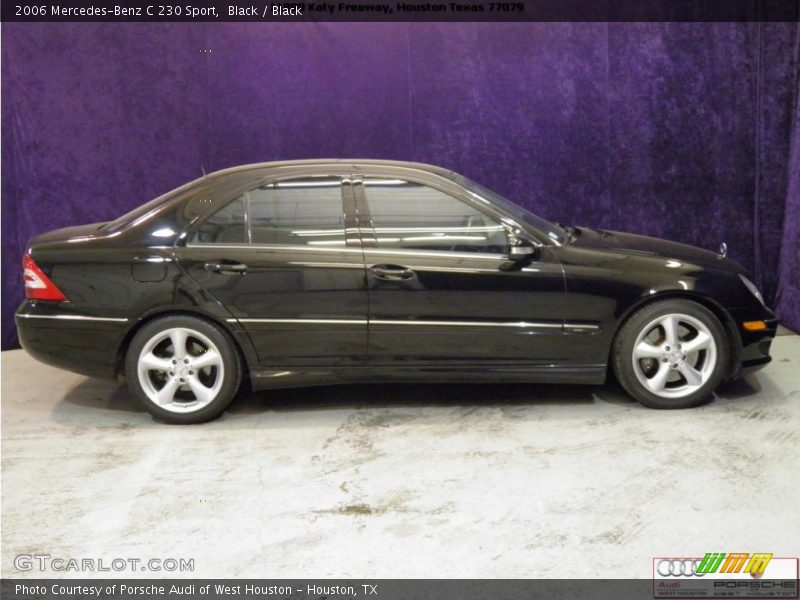 Black / Black 2006 Mercedes-Benz C 230 Sport