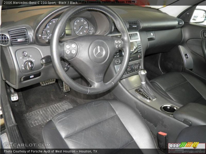 Black / Black 2006 Mercedes-Benz C 230 Sport