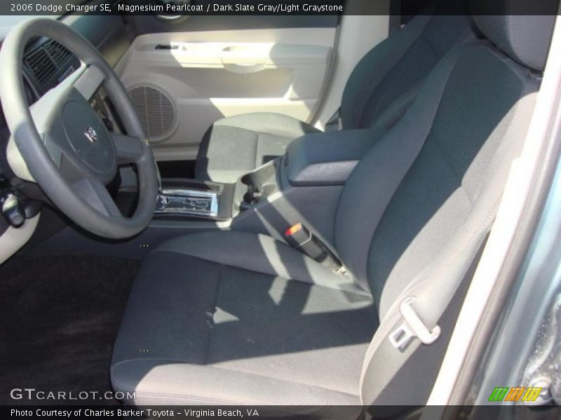 Magnesium Pearlcoat / Dark Slate Gray/Light Graystone 2006 Dodge Charger SE