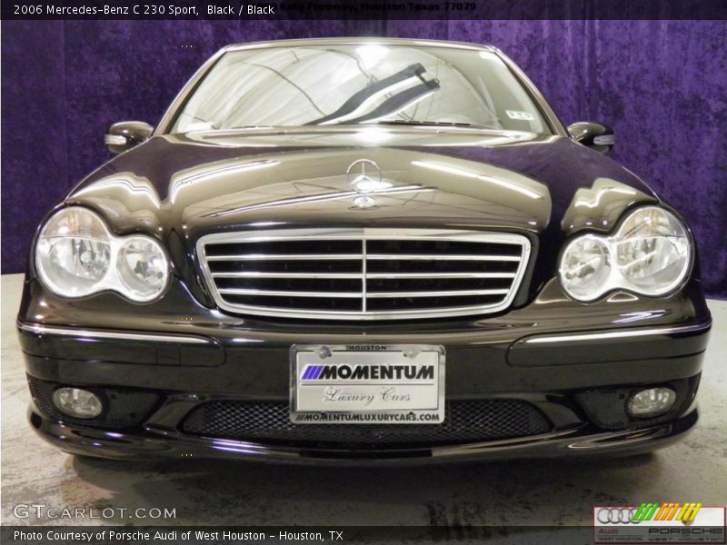 Black / Black 2006 Mercedes-Benz C 230 Sport