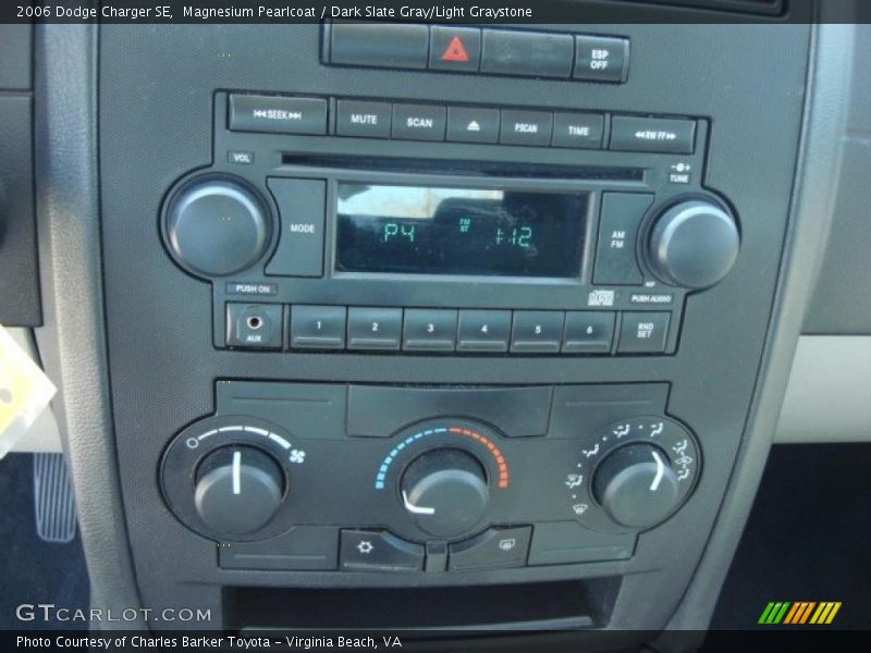 Magnesium Pearlcoat / Dark Slate Gray/Light Graystone 2006 Dodge Charger SE